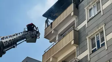 Siverek'te Apartman Yangını