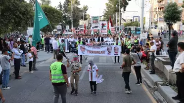 Şanlıurfa'da Gazze Protestosu