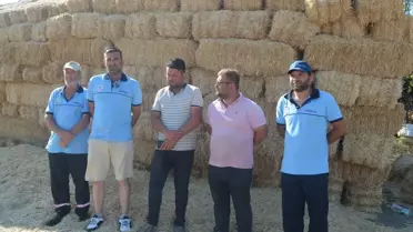 Yangın Mağdurlarına Saman Desteği