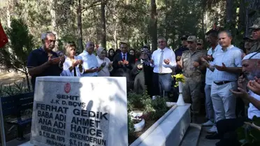 Şehit Jandarma Ferhat Gedik Anıldı