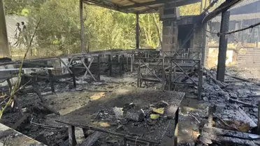 Kurtalan'da Kafe Yangını