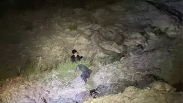 Pervari'de Çocuk Kayalıktan Düştü