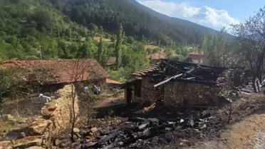Sındırgı'da Yangın: Tahıl Ambarı ve Samanlıklar Yandı