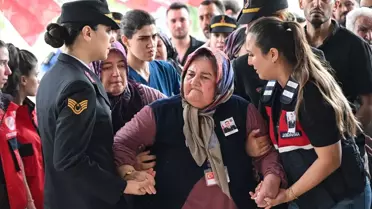 Şırnak'ta şehit olan uzman çavuşun cenazesi Adana'da defnedildi