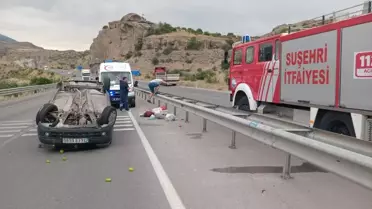 Sivas'ta Kaza: Sürücü Yaralandı