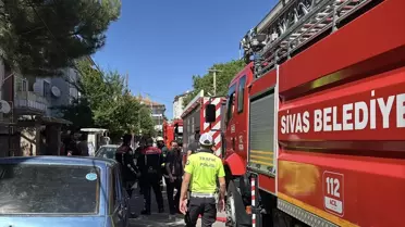 Sivas'ta Bodrum Yangını: 5 Kişi Dumandan Etkilendi