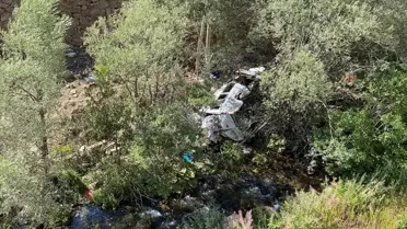 Sivas'ta Fındık İşçilerini Taşıyan Minibüs Uçuruma Düştü