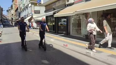 Sivas'ta Skuterli Zabitalar Göreve Başladı