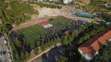 SOLOTÜRK, Demirci'de Gösteri Uçuşu Yaptı