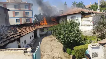 Sungurlu'da Tandırda Yangın
