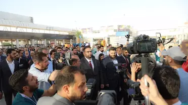 Suriye'de çok sayıda Türk şirketinin katılımıyla Uluslararası İnşaat Fuarı başladı