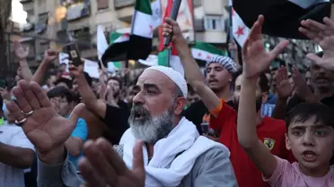 Şam'da İsrail Saldırılarına Protesto