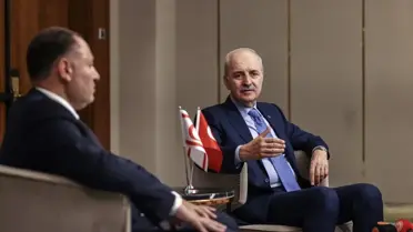 TBMM Başkanı Kurtulmuş, KKTC Cumhuriyet Meclisi Başkanı Öztürkler ile görüştü