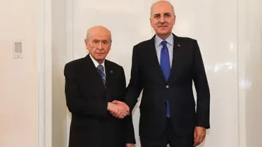 Kurtulmuş ve Bahçeli Görüştü
