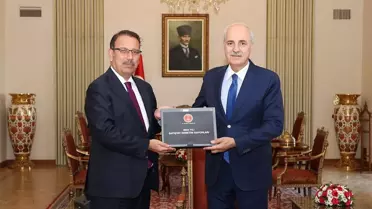 Kurtulmuş, Sayıştay Başkanı Yener'i Kabul Etti