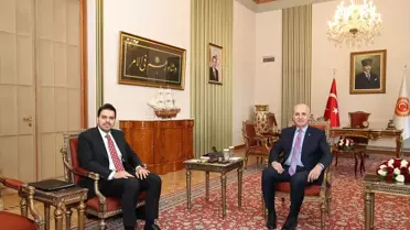 Kurtulmuş YTB Başkanı Eren'i kabul etti