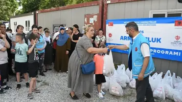 TDV'den Arnavutluk'ta Kurban Yardımı