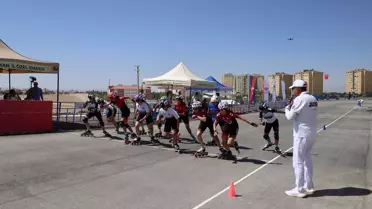 Tekerlekli Paten Şampiyonası Karaman'da Yapıldı