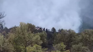 Tekirdağ'da Orman Yangınına Müdahale