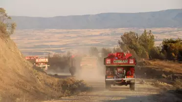 Tekirdağ'da 42 saattir süren orman yangını kısmen kontrol altına alındı
