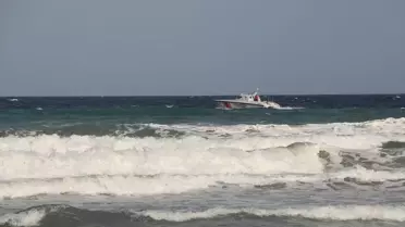 Tekirdağ'da Denizde Kayıp Arama Çalışması