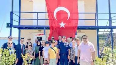 Tekirdağ'da gaziler ve şehit aileleri için tekne turu düzenlendi