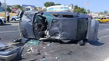 Çerkezköy'de Trafik Kazası: Sürücü Ağır Yaralı