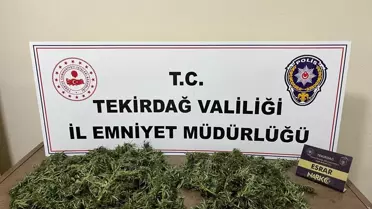 Tekirdağ'da Uyuşturucu Operasyonu