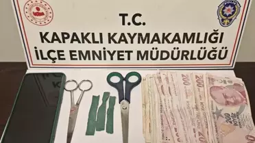 Kapaklı'da Uyuşturucu Operasyonu: Bir Tutuklama