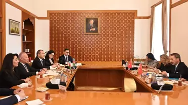 TİHEK Başkanı Altun, Azerbaycan Anayasa Mahkemesi Başkanı Abdullayev ile görüştü