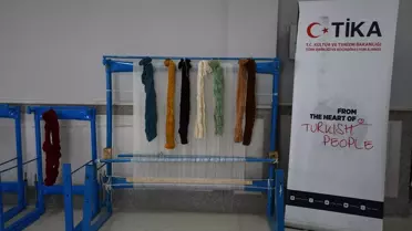TİKA'dan Herat Üniversitesi'ne Halı Dokuma Desteği