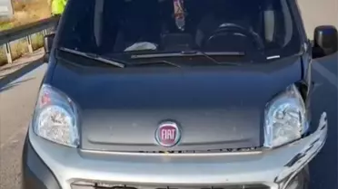 Tokat'ta Bariyere Çarpan Araçta 4 Yaralı