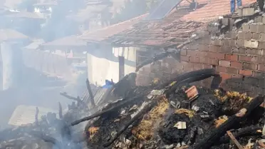 Zile'de Yangın: Ev ve Samanlık Küle Döndü