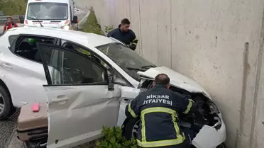 Niksar'da Trafik Kazası: 8 Yaralı