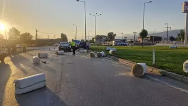 Tarım Aracı Otomobille Çarpıştı: 1 Yaralı