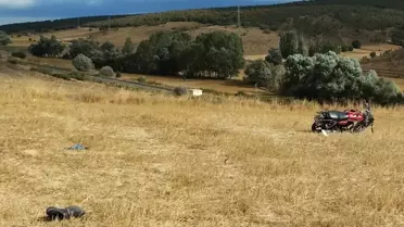 Motosiklet Devrildi, Sürücü Hayatını Kaybetti