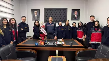 Öğrenciler İtfaiyeyi Ziyaret Etti