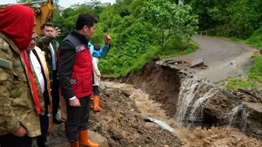 Trabzon'da Şiddetli Yağışlar Sel Getirdi