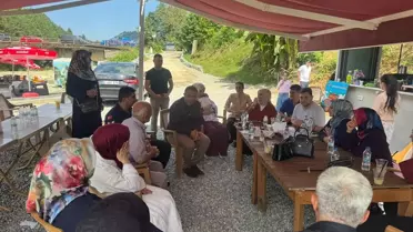 Hayrat'ta Şehit Aileleri ve Gazilere Rafting Etkinliği