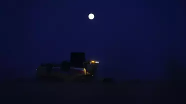 Trakya'da Buğday Hasadı Gece Yapılıyor