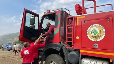 Türk Kızılay Orman Yangınlarına Destek Veriyor