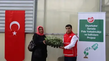 Kızılay'dan Ücretsiz Fide Desteği