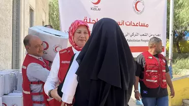 Türk Kızılay'dan Gazze'ye Yardım Tırı