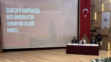 Türk Tarih Kurumu Başkanı Özgen, İzmir'deki panelde 'Yunan mezalimini' anlattı Açıklaması