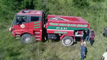 Türkeli'de Makilik Alan Yangını Kontrol Altına Alındı