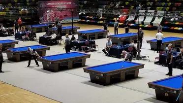 Türkiye 3 Bant Bilardo Şampiyonası Samsun'da Başladı