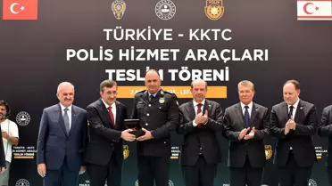 KKTC'ye Türkiye'den 29 Araç Hibesinin Teslimi