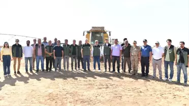 Ceylanpınar'da Ayçiçeği Hasadı Başladı