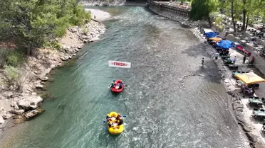 Tunceli'de Rafting Şampiyonası Heyecanı