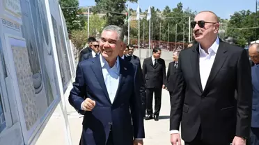 Berdimuhammedov ve Aliyev Karabağ'da